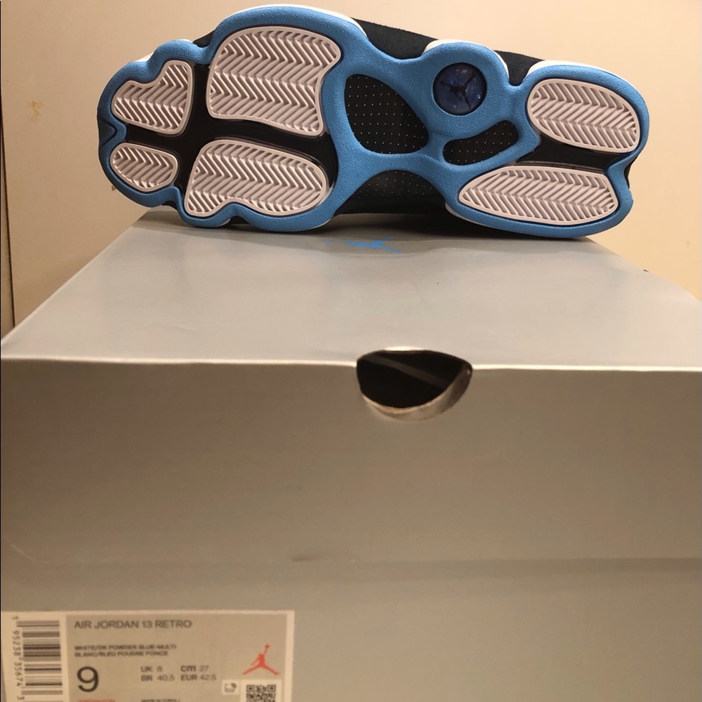 New in box Authentic Air Jordan 13 Obsidian Size 9 - Picture 4 of 4